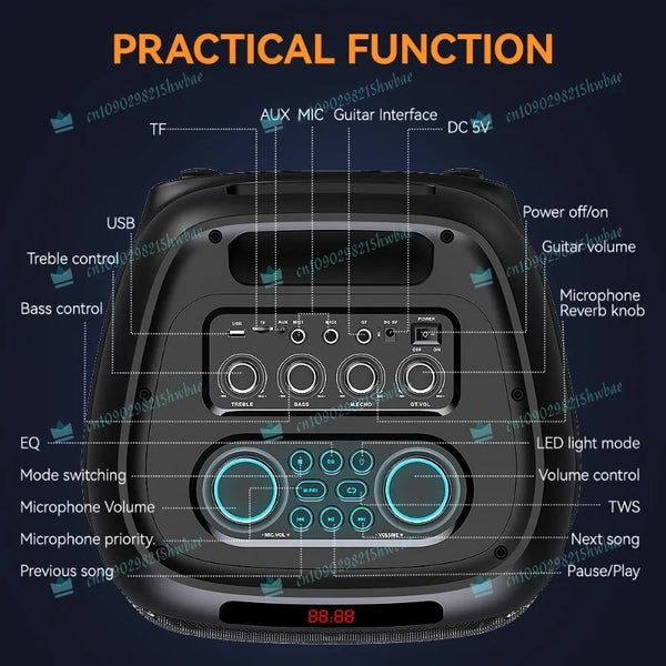ThunderBass Portable Party Subwoofer System