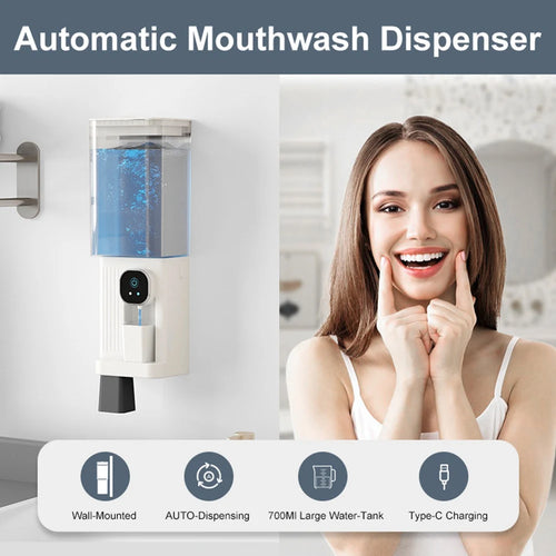 Automatic Smart Wall Mouthwash Dispenser