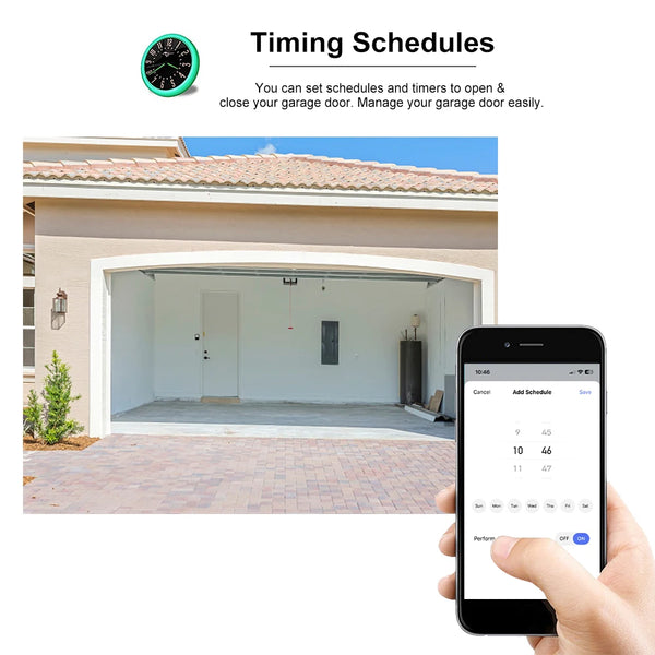 Smart Garage Door Camera Opener