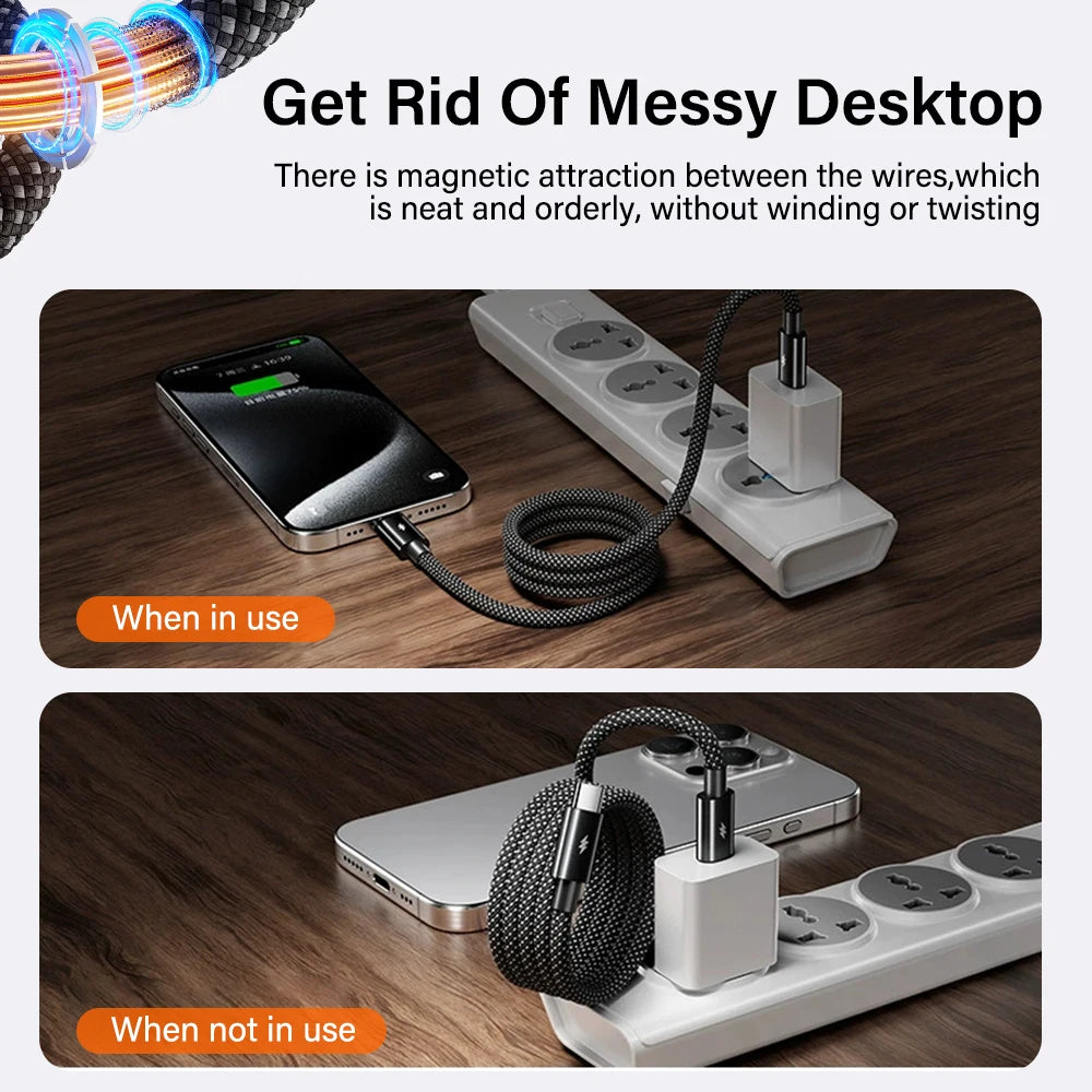 MagClip FastCharge Magnetic USB Cable
